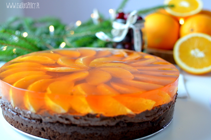 torcik czekoladowo pomarańczowy